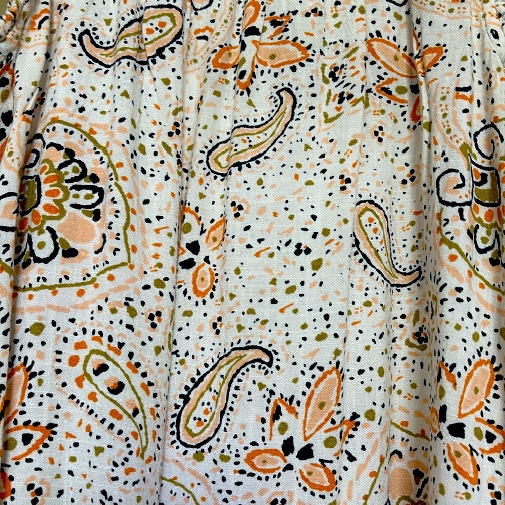 SMALL FLOWY MULTI-COLORED TANK BY PATRONS OF PEACE GREAT CONDITION BUNDLE2SAVE - Picture 6 of 10